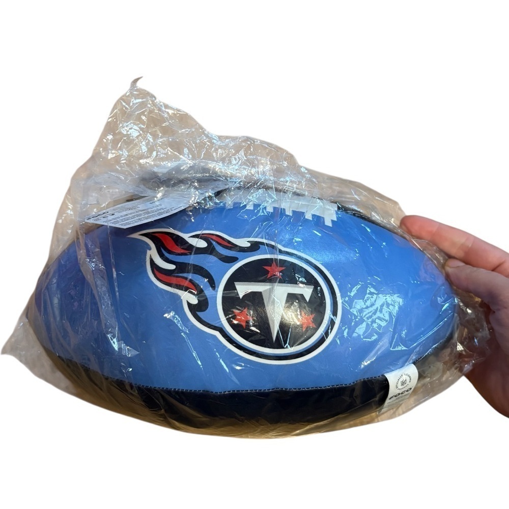 Tennessee Titans Softee Plush 8” Football Easy Throw Blue NEW NFL